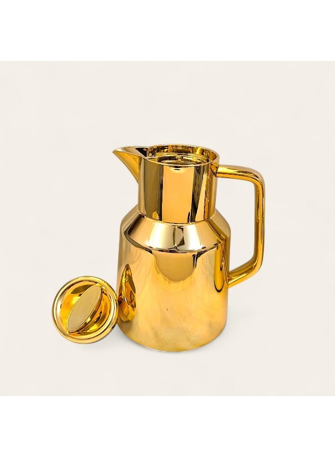Rema Attractive Coffee and Tea Fridge Thermos Set with Elegant Design GOLD made of stainless steel 1L - Image 5